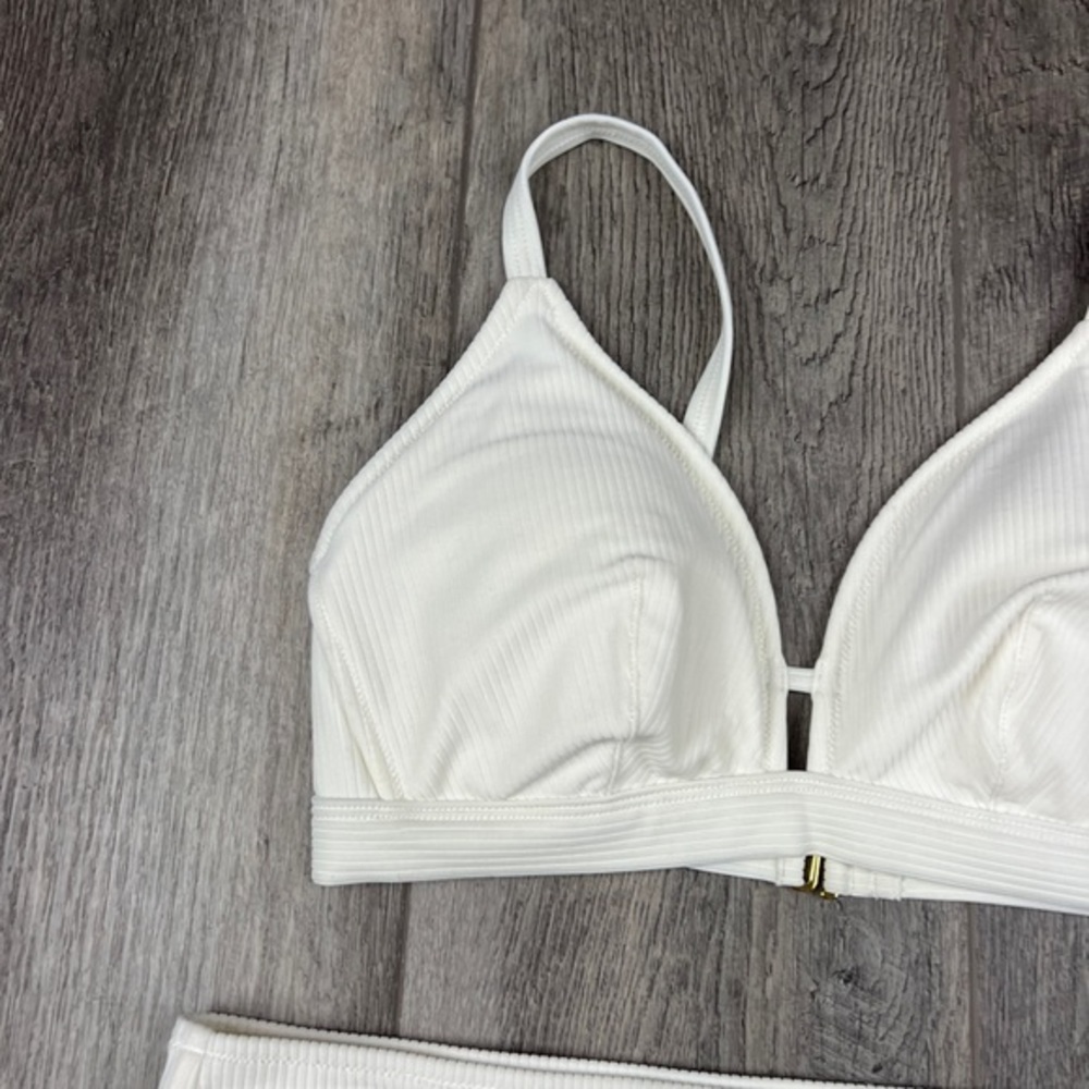Lively‎ Cream Ribbed Bikini Set - Picture 3 of 12